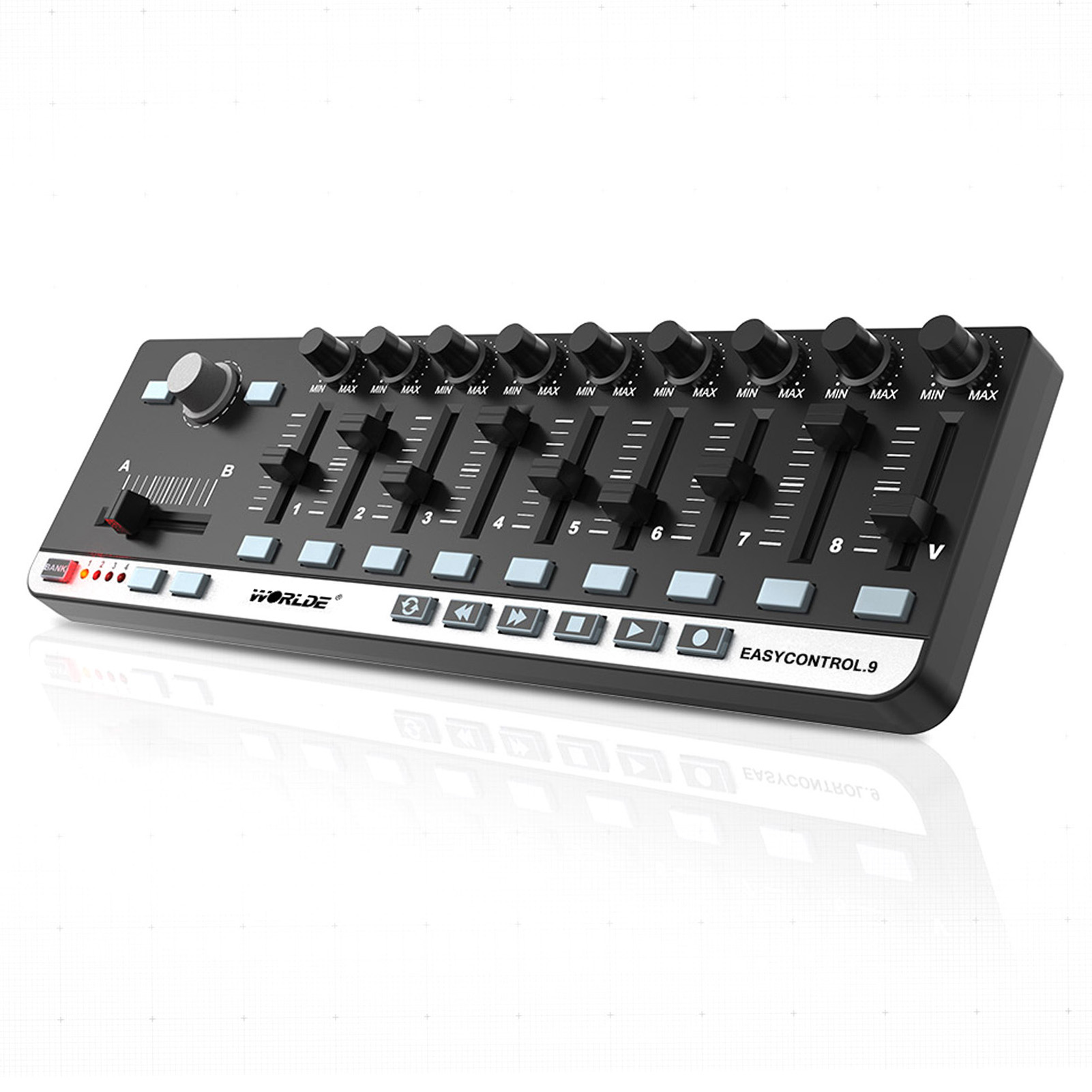 Worlde MIDI Controller EasyCon - Midi Controller Pad avaliação e preço