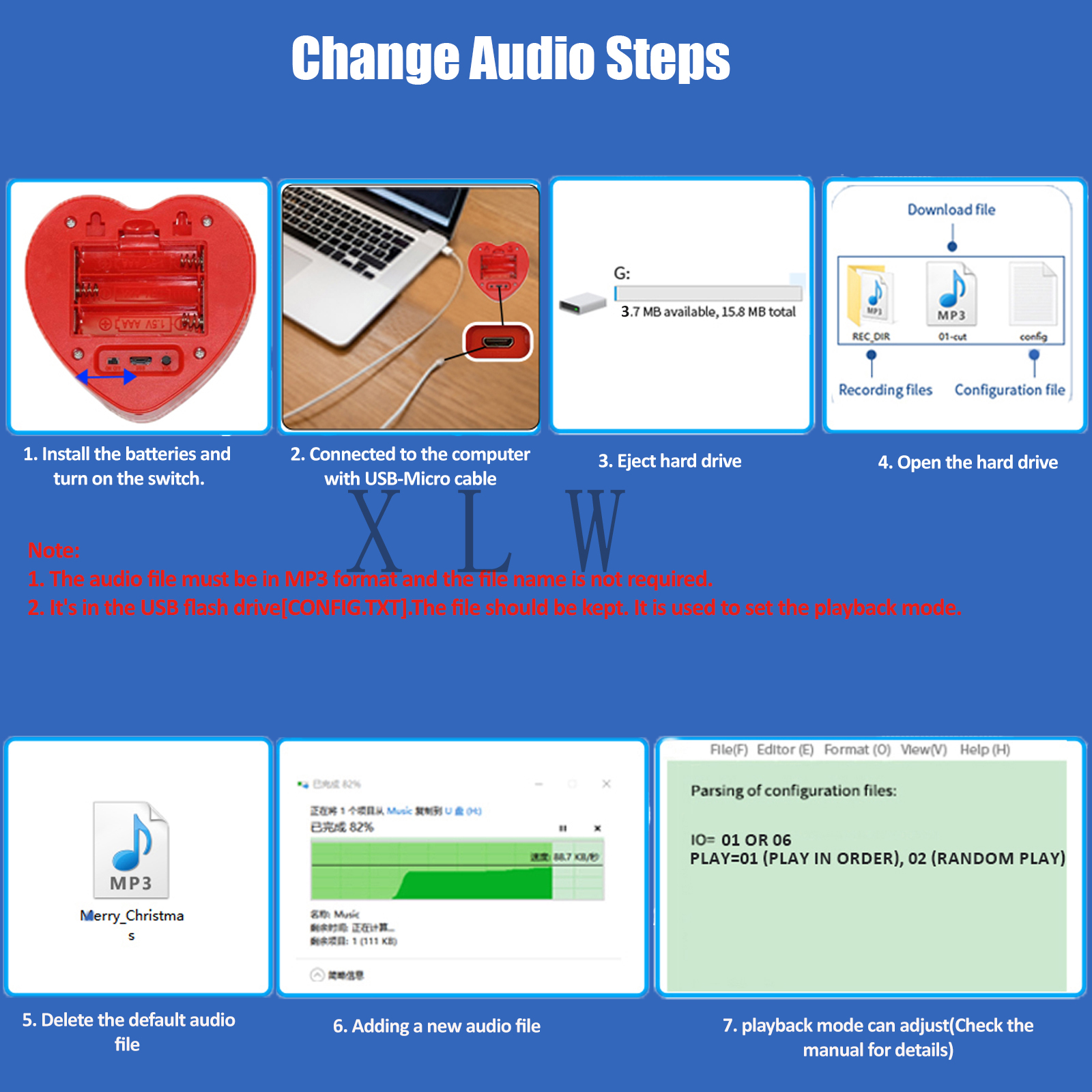 Voice Box for Xmas DIY Gifts B - Audio Music To Download avaliação e preço