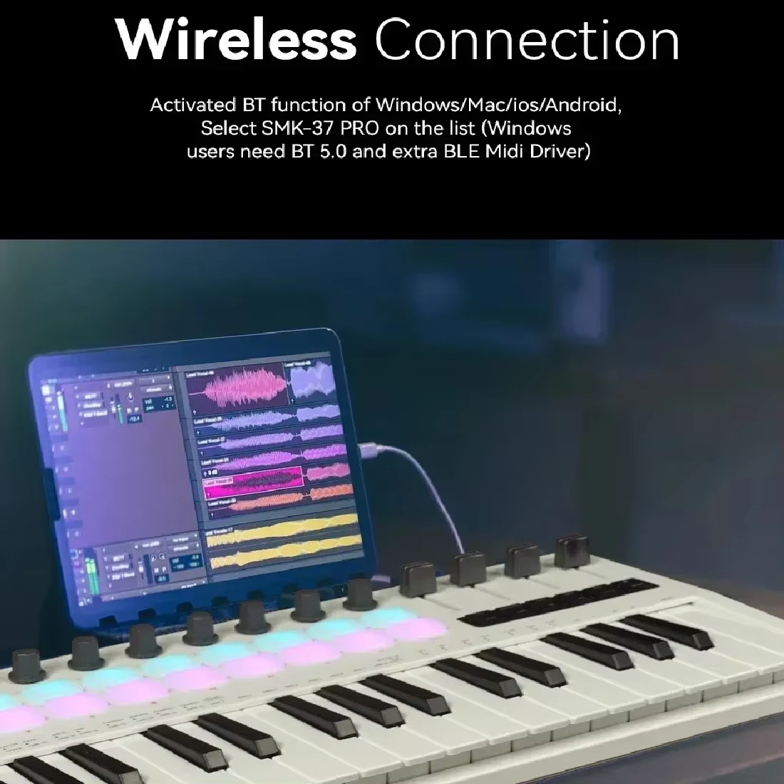 M-VAVE SMK-37 PRO MIDI Control - Midi Controller Pad avaliação e preço