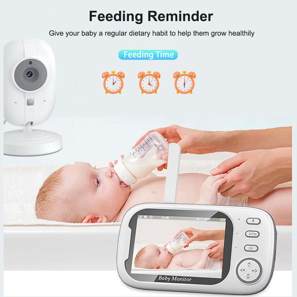 3.5'' Video Baby Monitor 2.4G  - Audio Music For Video avaliação e preço