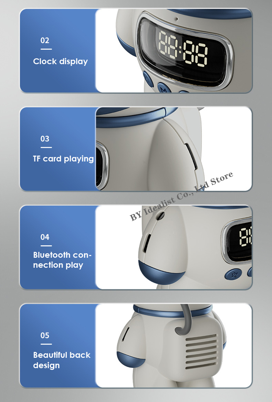 Astronaut Bluetooth Speaker Wi - Audio Music By avaliação e preço