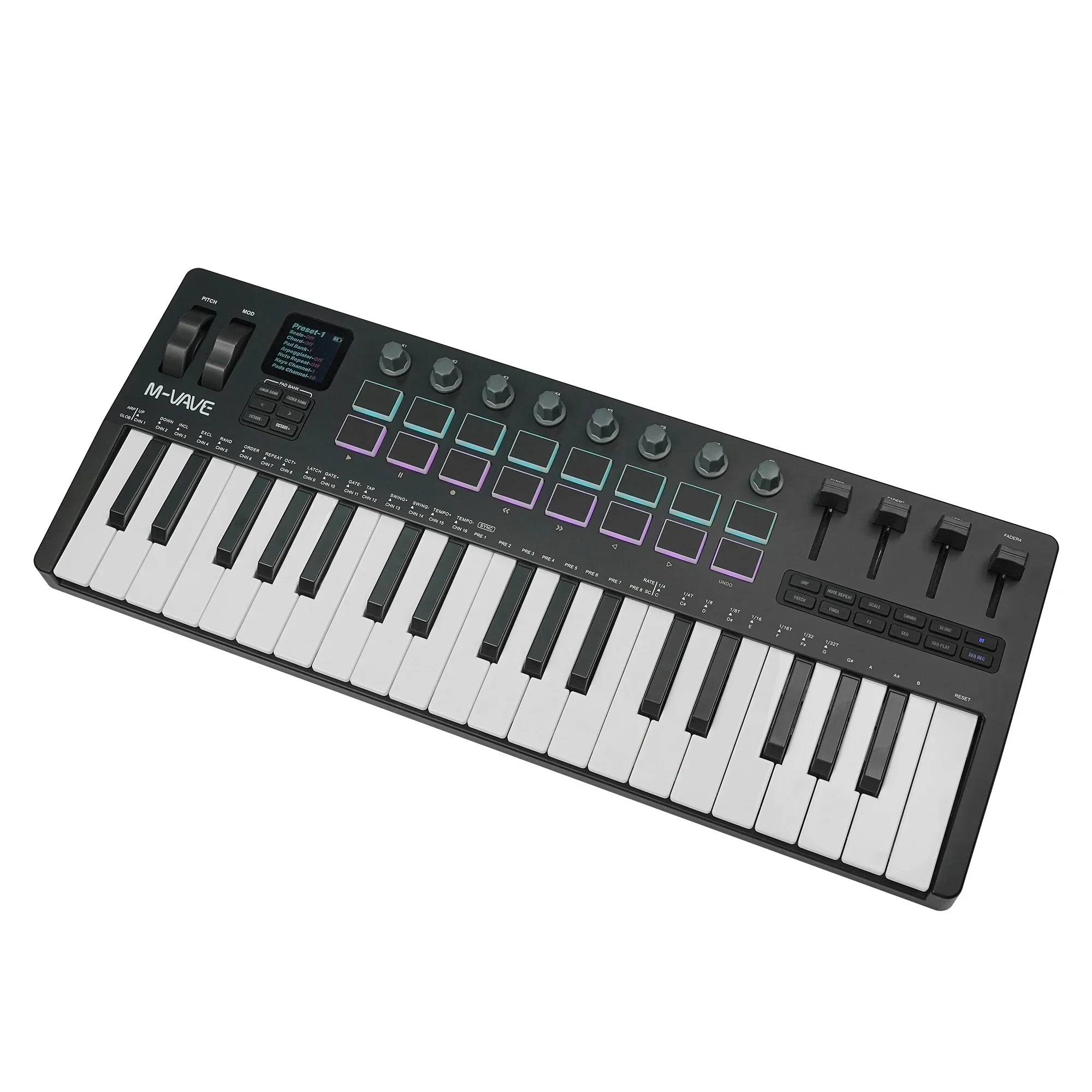 M-VAVE SMK-37 Pro 37-Key Porta - Midi Controller Pad avaliação e preço