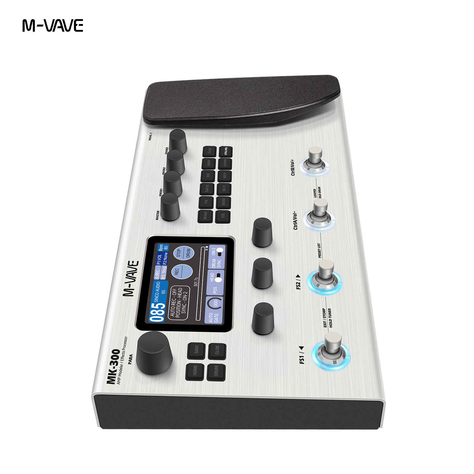 M-VAVE MK-300 Multi-Function G - Looper Pedal Guitar avaliação e preço