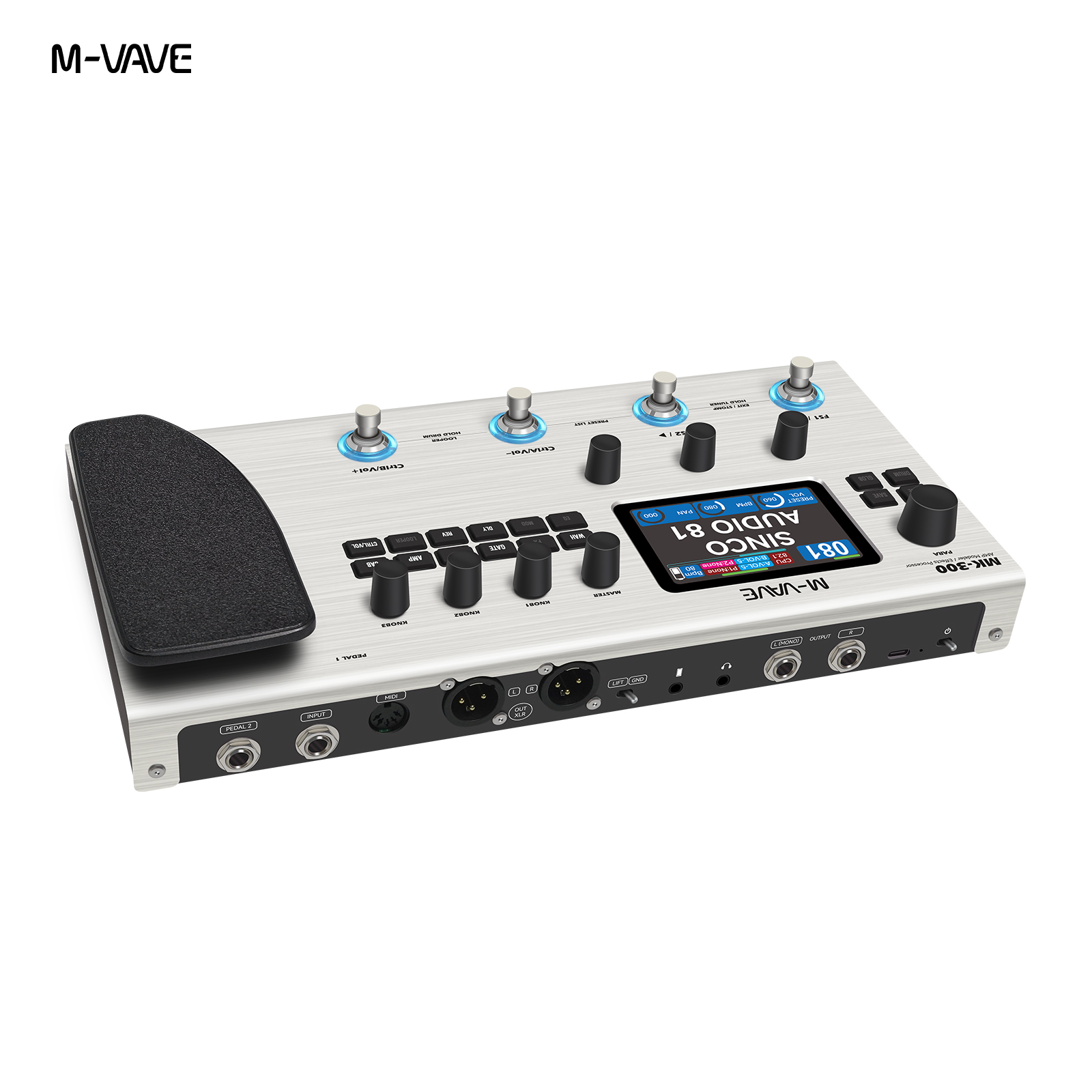M-VAVE MK-300 Multi-Function G - Looper Pedal Guitar avaliação e preço